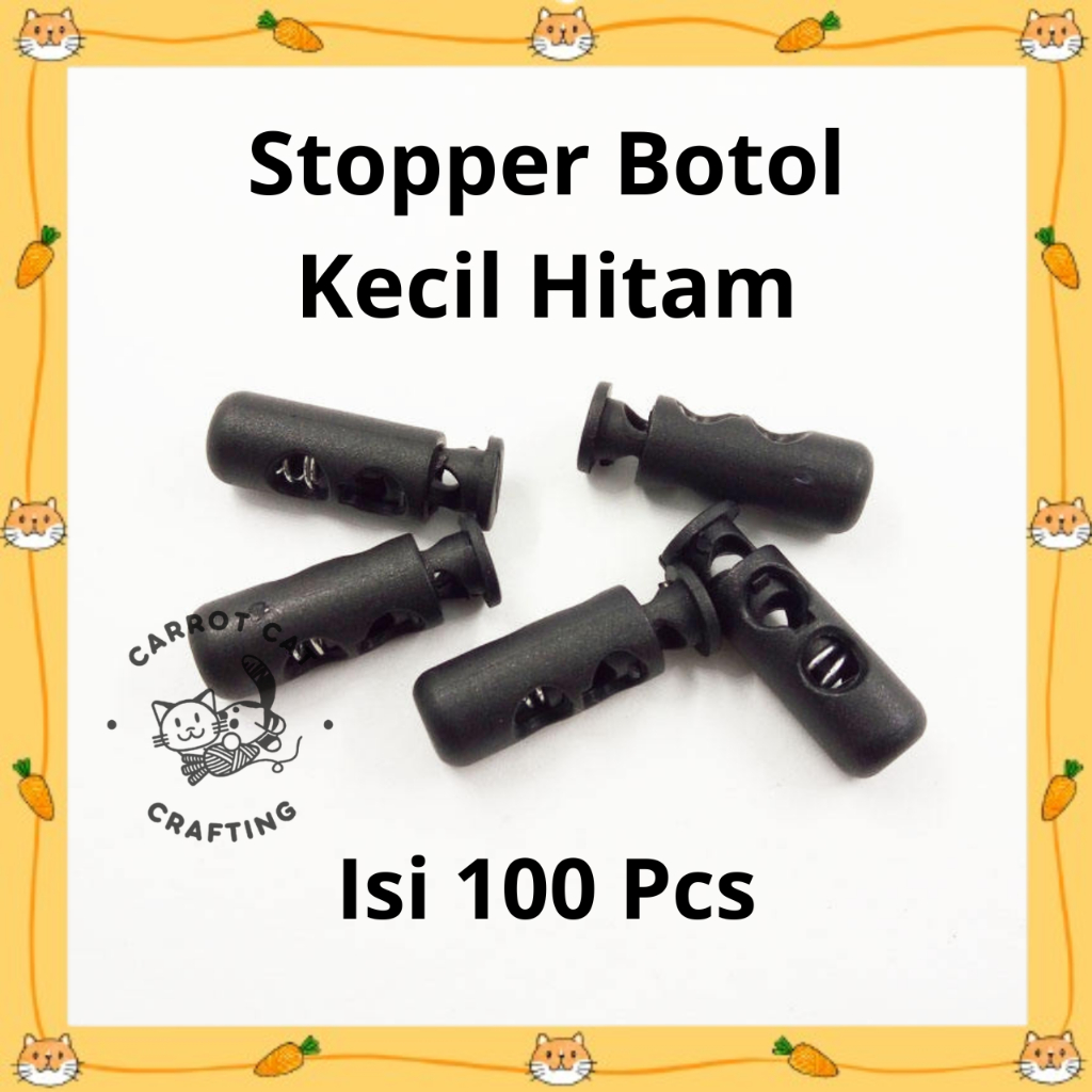 stopper botol kecil/ stopper hitam