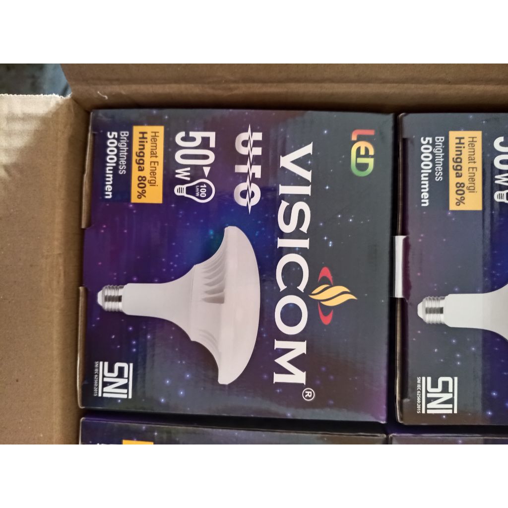 LED VISICOM UFO 50WATT GARANSI 1 TAHUN