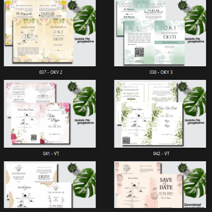 File Undangan Format Corel