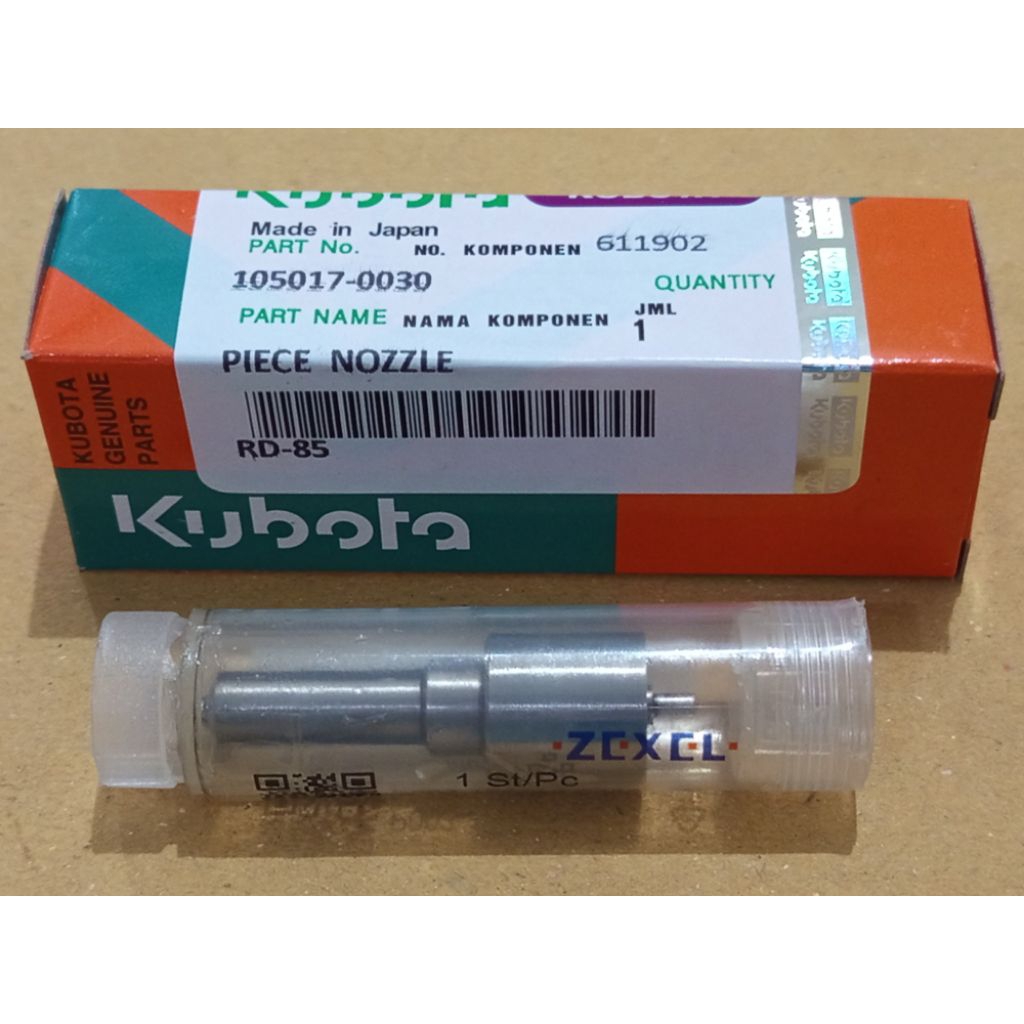 Nosel Noksel Nozzle Kubota RD85 4 Lubang