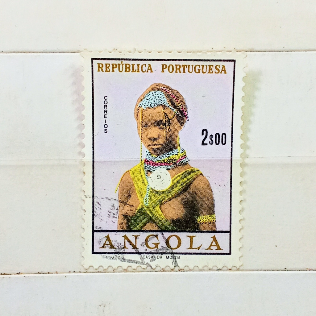 

Prangko Koleksi Filateli Portugis Angola 1961 Girls of Angola