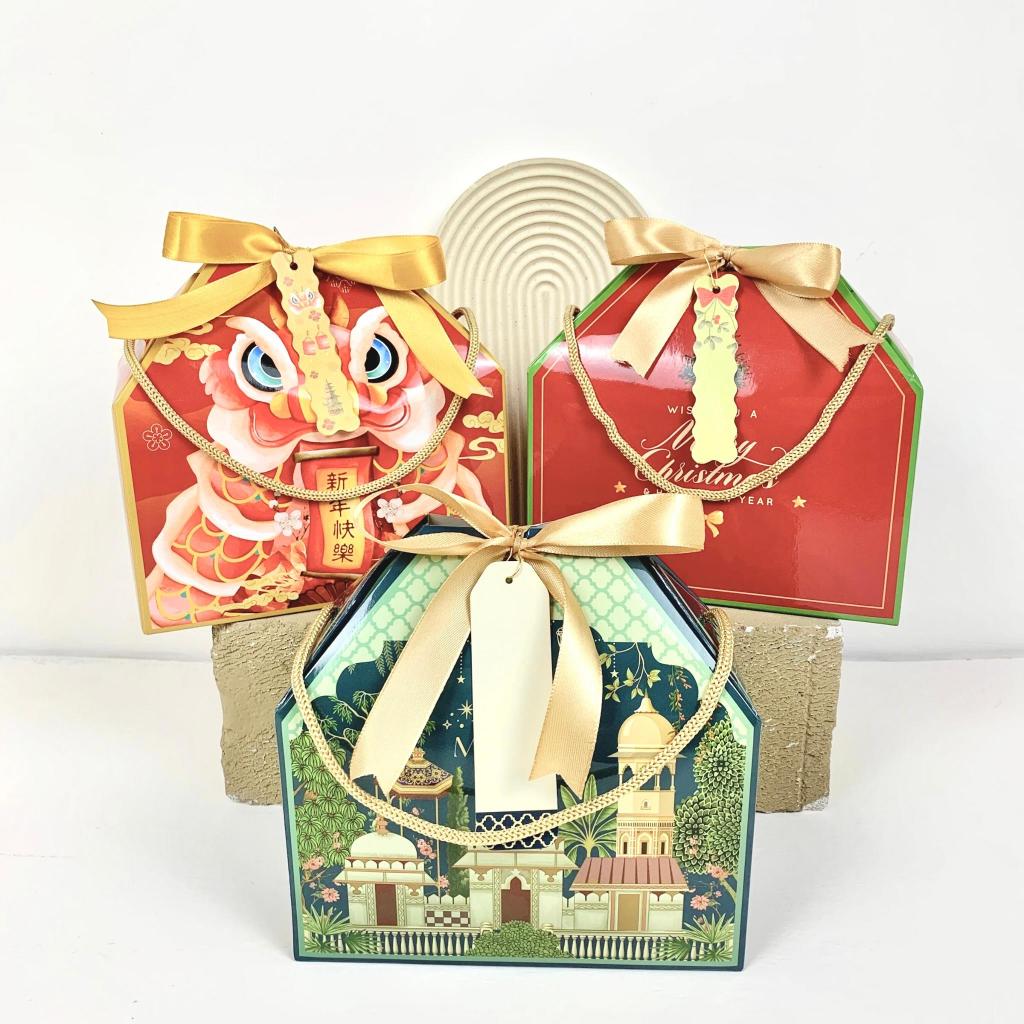 

Ribbon Bag Box Tali Kue Cookies Toples 2 Jar Hampers Natal Christmas lebaran Imlek