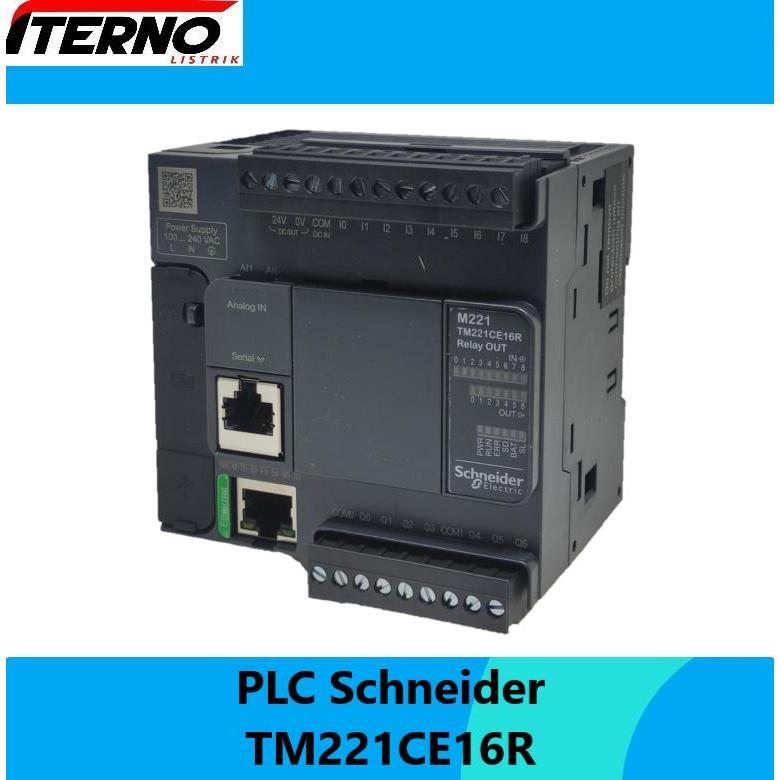 TM221CE16R PLC Schneider 16IO Modicon M221