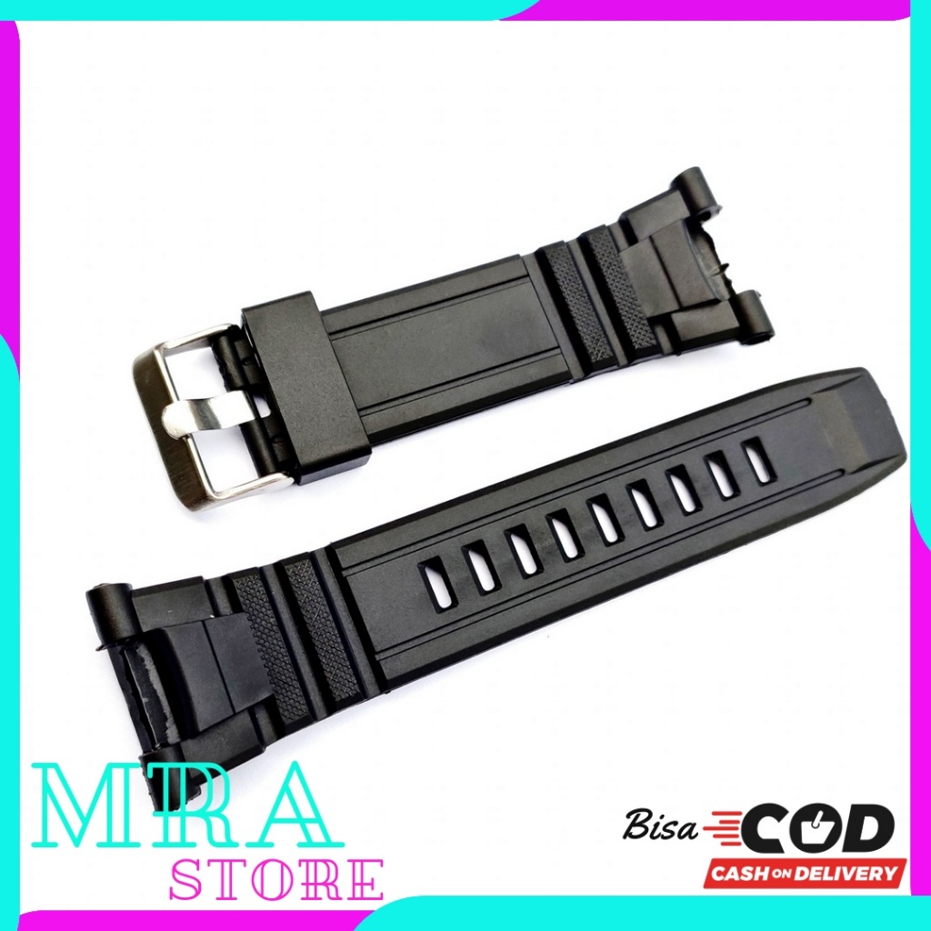 Strap Tali jam tangan Casio G-shock 5369 MTG-S1000 Hitam