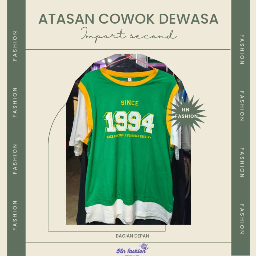 T-SHIRT COWOK DEWASA