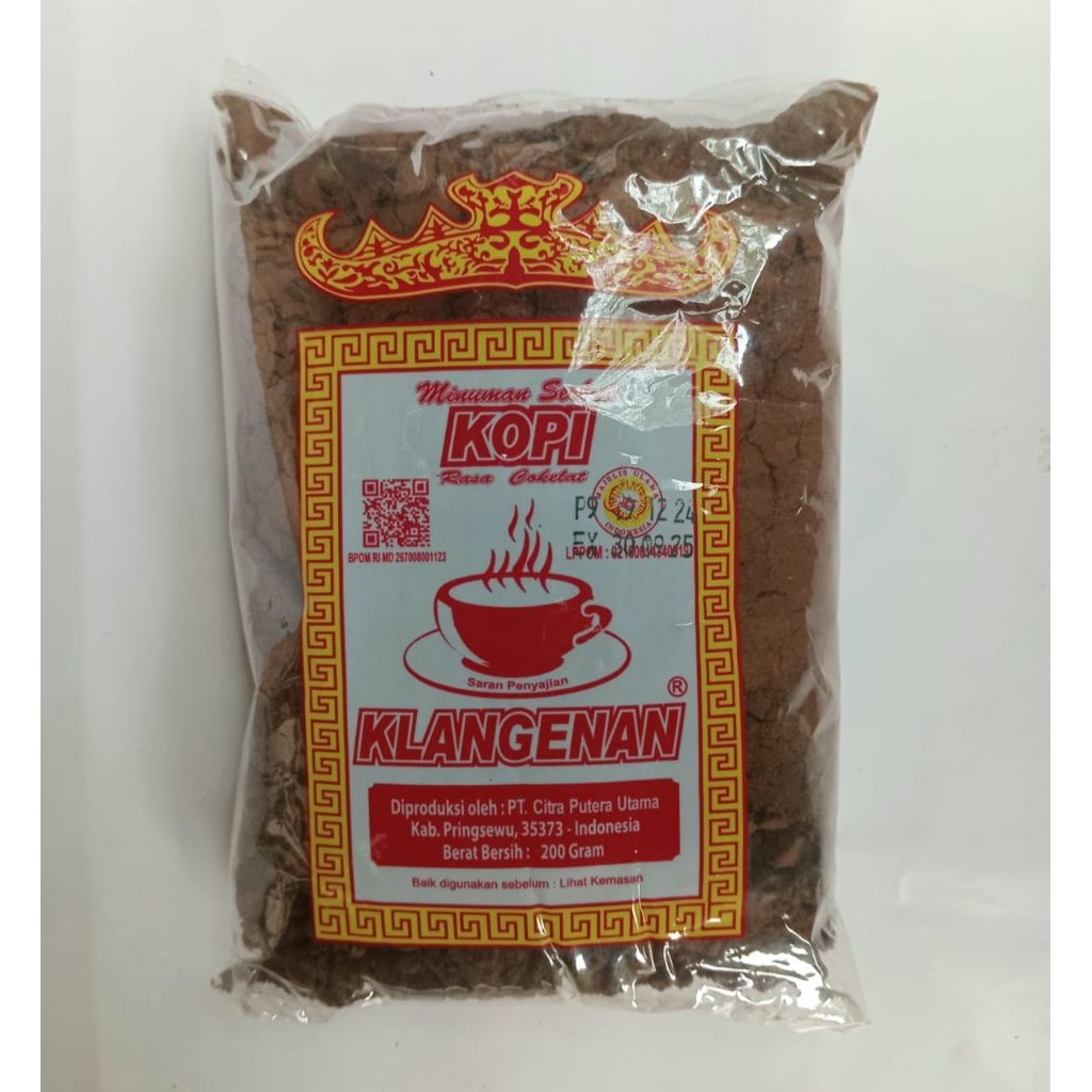 

KOPI KLANGENAN 200gr Kopi Robusta Lampung rasa coklat