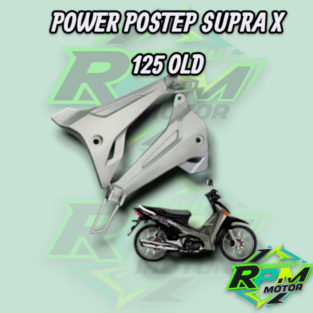 Power Footstep Pijakan Kaki Belakang Supra X 125 OLD / Footstep Belakang Supra X 125 OLD