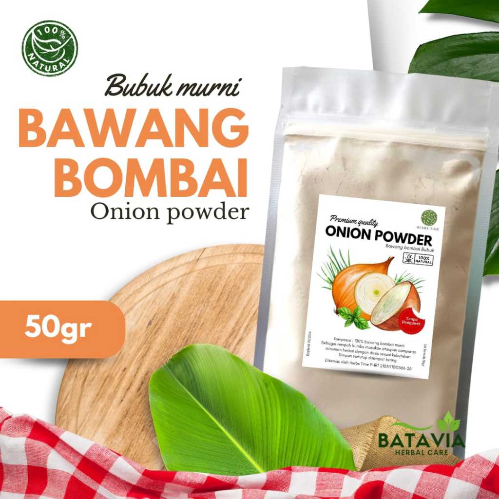 

Onion Powder Bawang Bombay Bubuk Premium Herbs Time