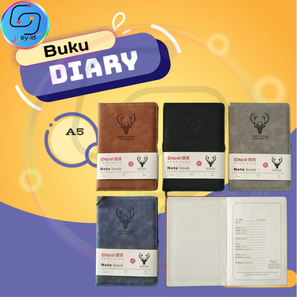 

Notebook, Buku Diary, Buku Agenda, Buku Diary Aesthetic, Buku A5 128 Lembar