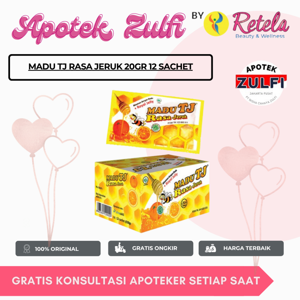 

MADU TJ RASA JERUK 20GR 12 SACHET