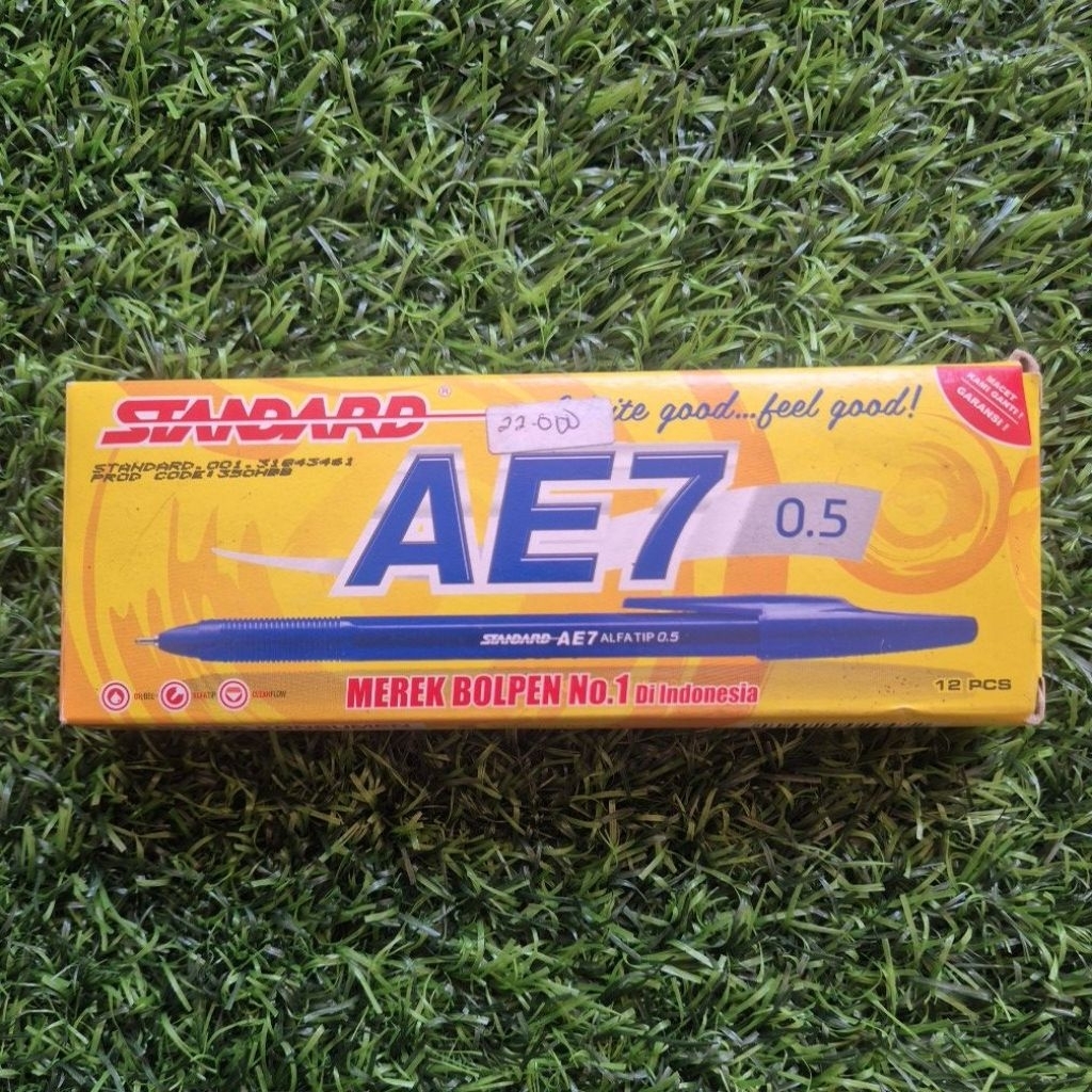 

pulpen standard warna biru 1 pack