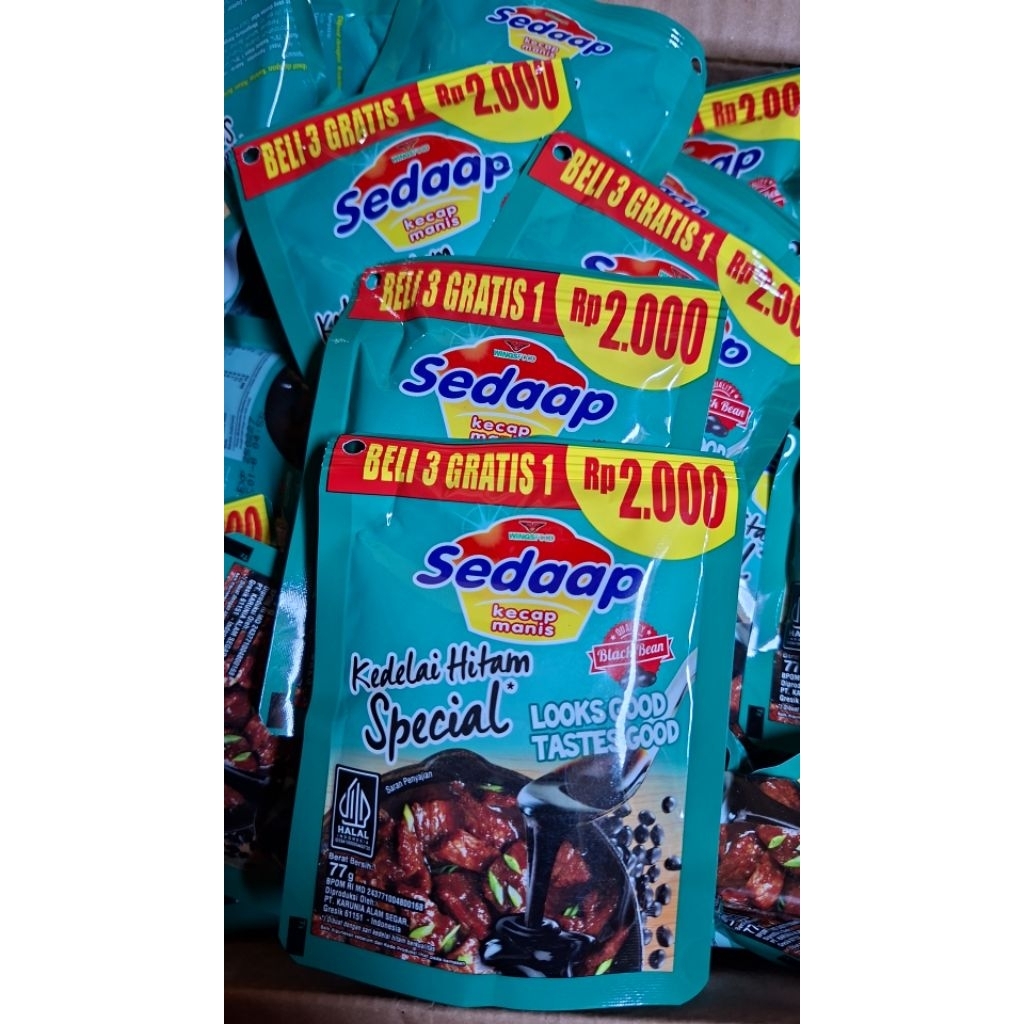 

Kecap sedaap beli 3 gratis 1