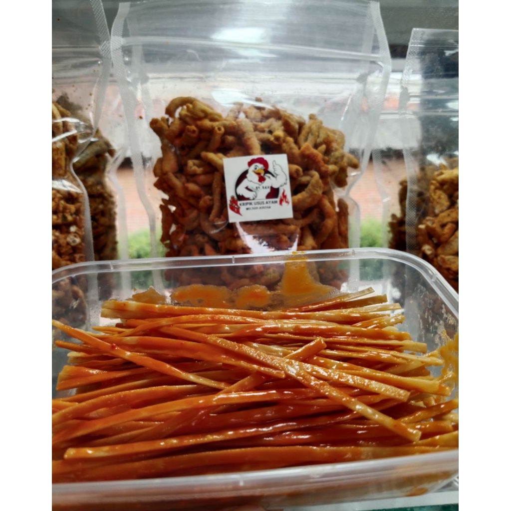 

Mie lidi Bumbu basah kemasan 100gr di jamin Enak,Gurih/renyah & bikin nagih!!