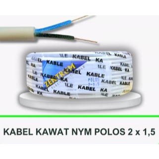 Kabel Listrik 50 Meter Kawat NYM Polos 2 x 1.5