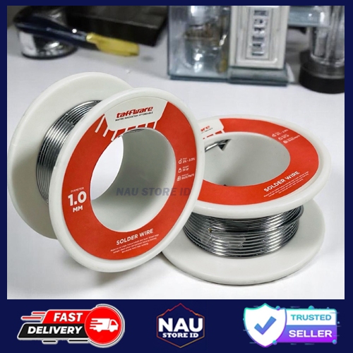 Kawat Timah Solder Flux Wire 1.0mm 20g - HD-1 - Silver / Taffware Kawat Timah Solder Flux Wire 1.0mm