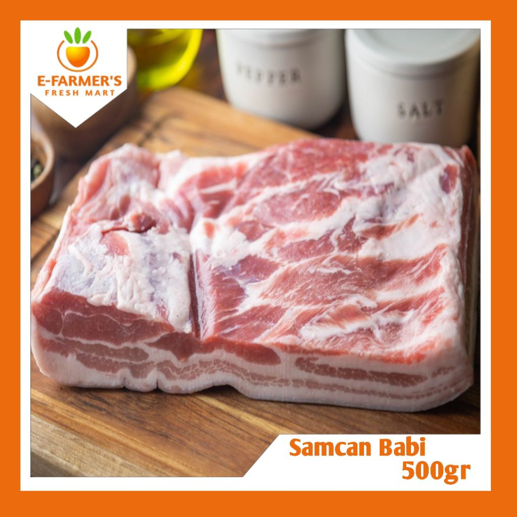 

Samcan Babi Frozen Berkualitas 500gr 1KG 2KG (JAKBAR)