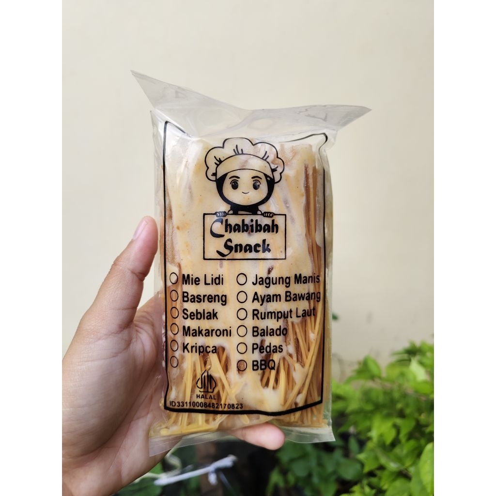 

Mie lidi bumbu ayam bawang basah