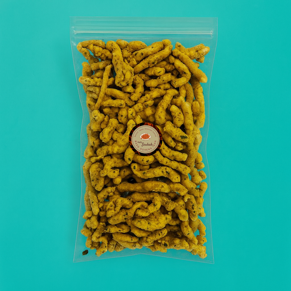 

Usus Ayam Crispy Ori Daun Jeruk 250gr Snack Gurih