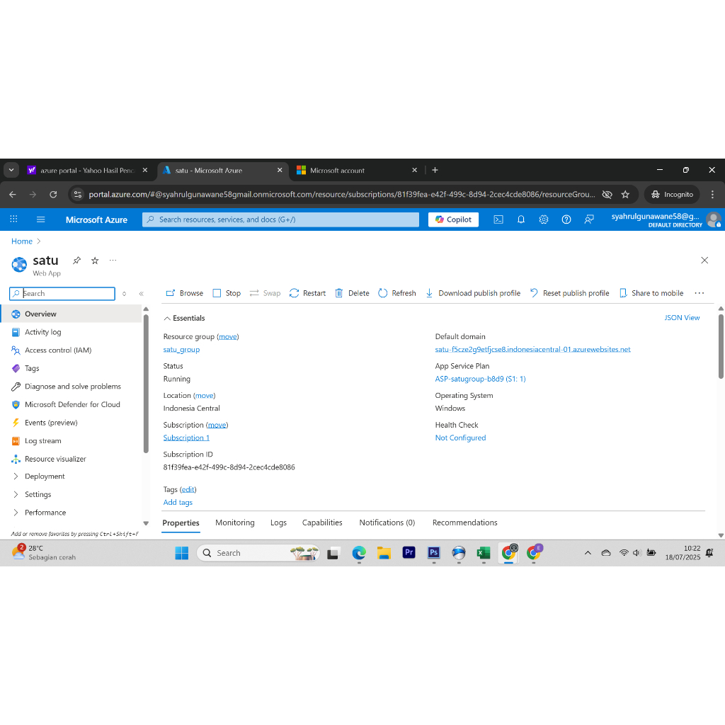 Promo Azure Pay As You Go Anti Suspend , Proses Cepat, Bergaransi