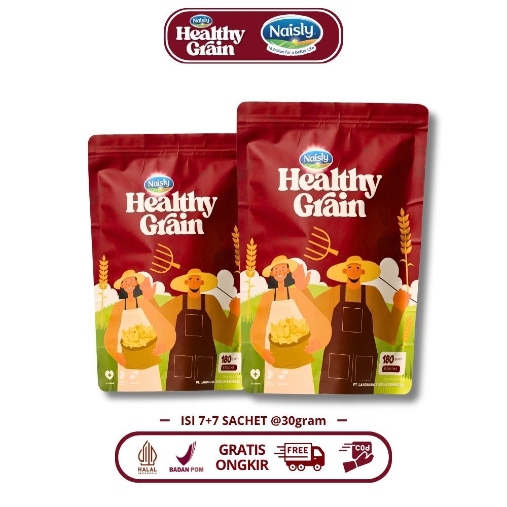 

HealthyGrain | SOLUSI ALAMI Hipertensi & Tekanan Darah Optimal | Minuman Multigrain Sehat - 2 Pouch