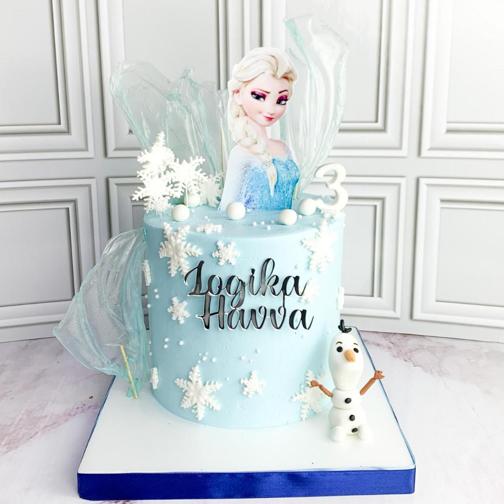 Kue Ulang Tahun/Birthday Cake/Kue Ultah Tema Frozen/Frozen Cake/Kue Birthday jakarta Frozen/Princess