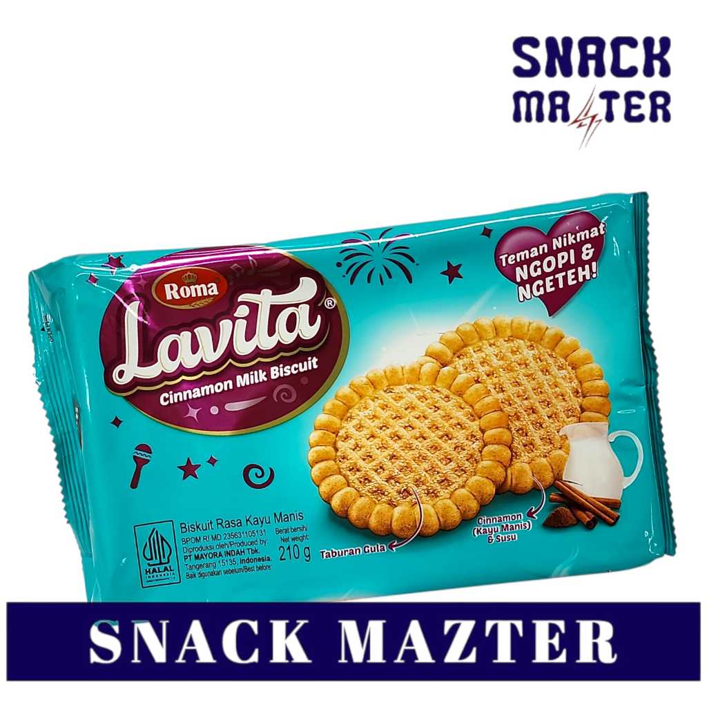 

Roma Lavita Cinnamon Milk Biscuit - 210gr