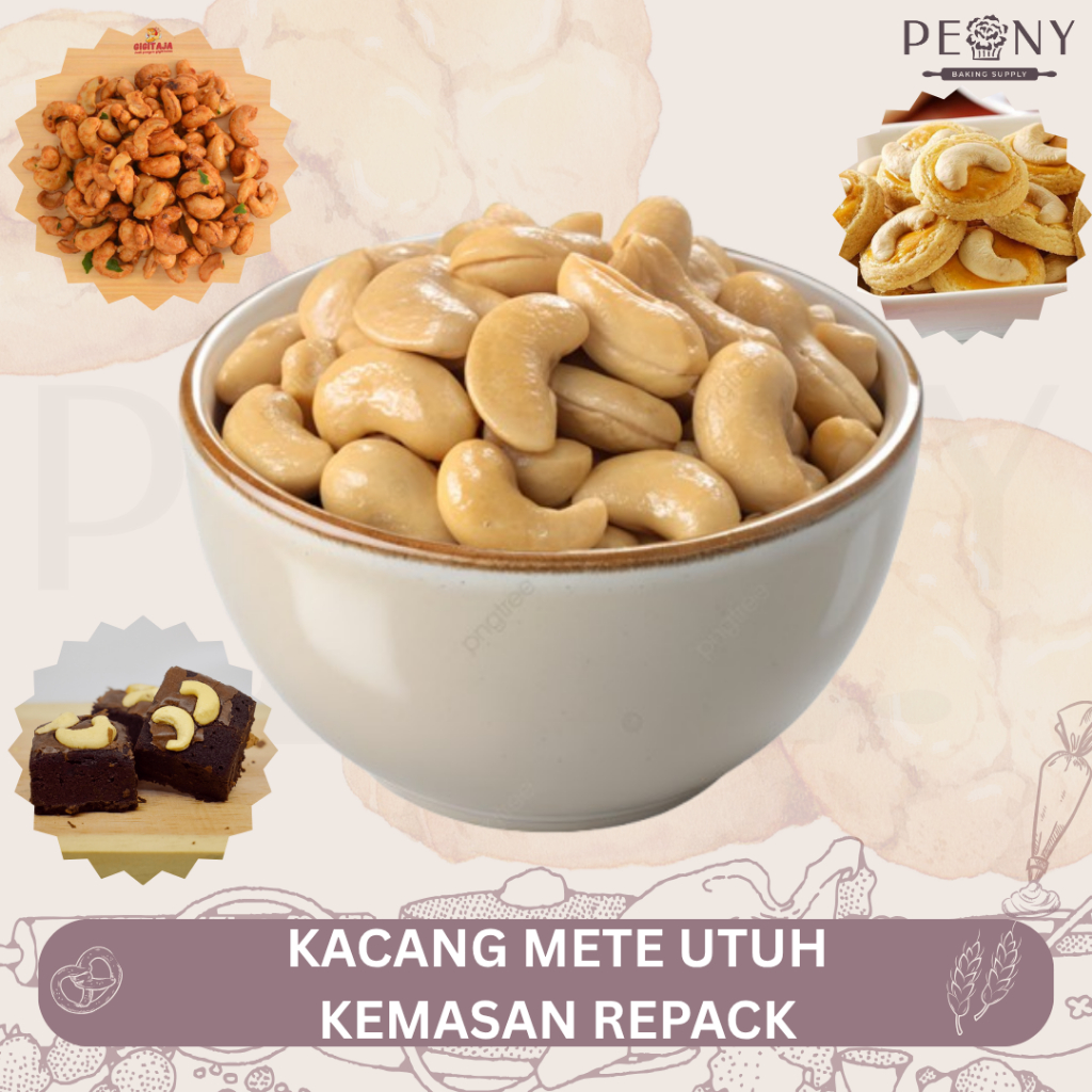 

KACANG METE UTUH 1 KG, 500 GR, 250 GR/KACANG METE KEMASAN REPACK
