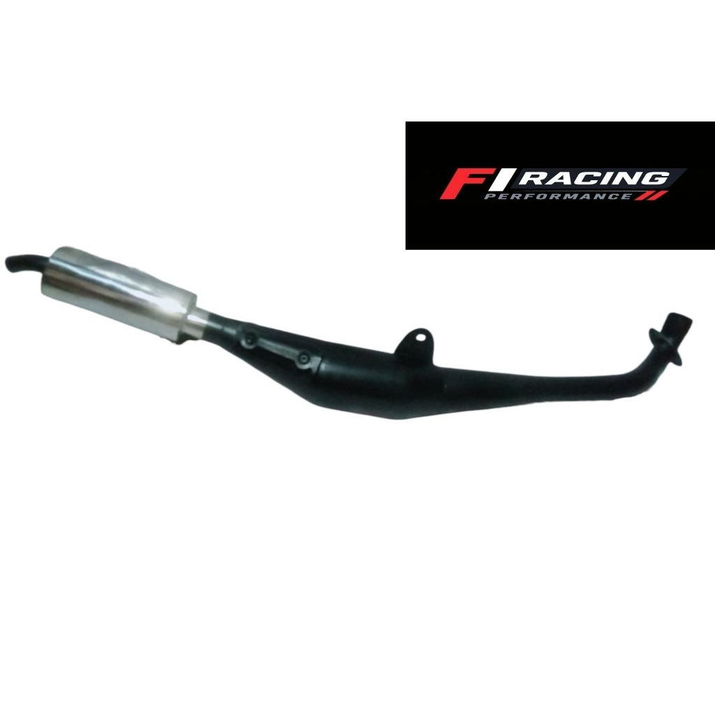 Knalpot FIZ R STANDAR RACING stainless hitam