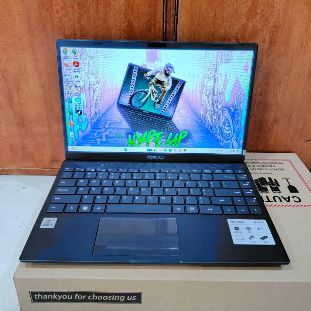 READY STOCK  AXIOO MYBOOK HYPE 5, Intel Core i5-1035G4, 8GB / 512GB SSD, Lengkap, Navy Blue