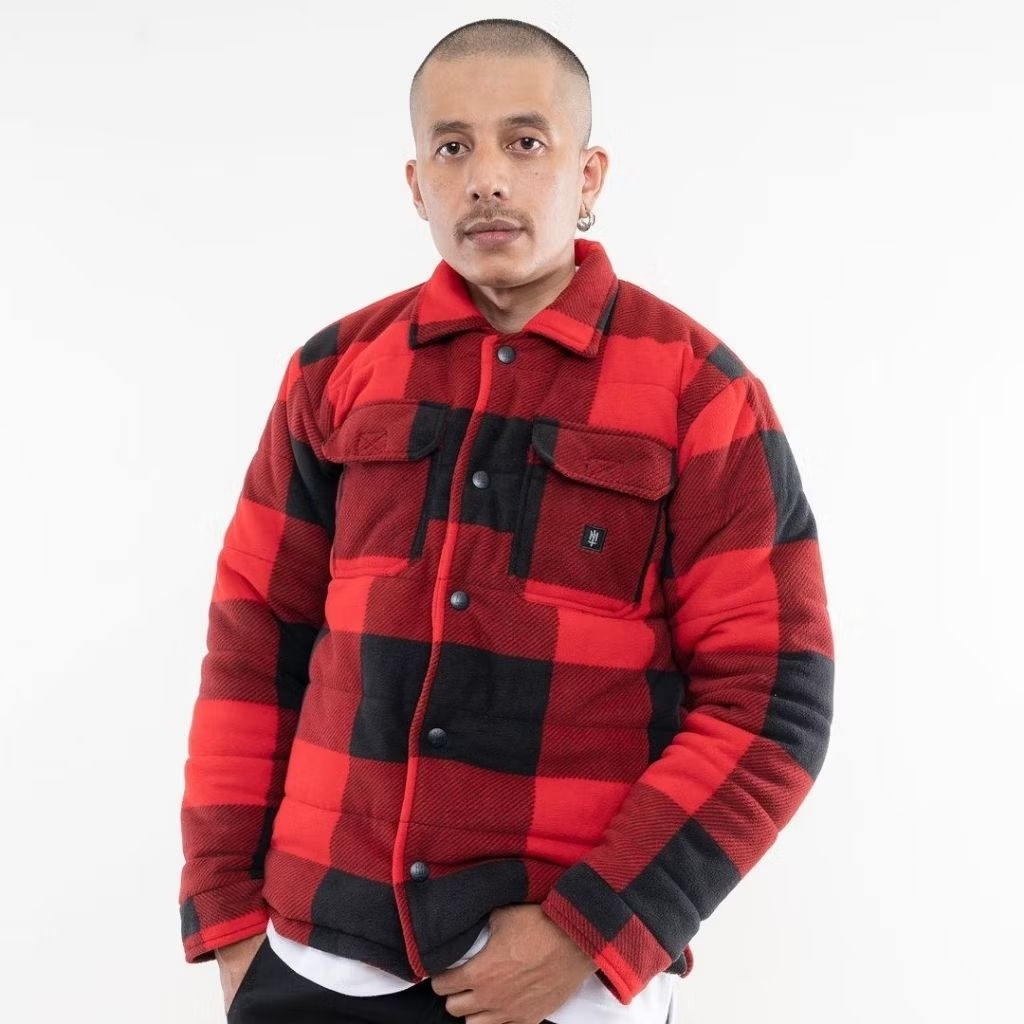 MATERNAL DISASTER "QUINN" FLANEL JACKET BOMBER TERBARU HOOPS BANJARMASIN