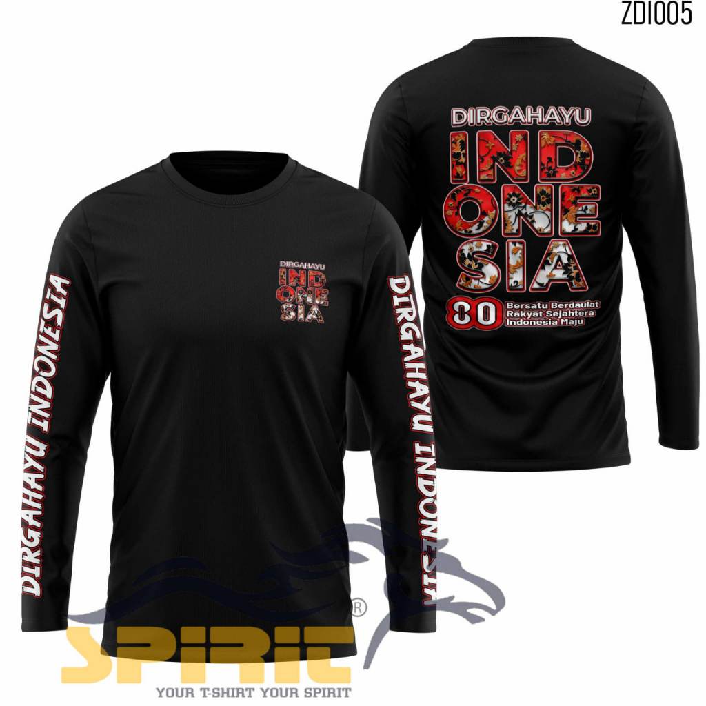 BAJU 17 AGUSTUSAN TERBARU KAOS 17 AGUSTUS 2025 KAOS 17 AGUSTUS  80 BAJU HUT RI KE 80 TANGGAN PANJANG