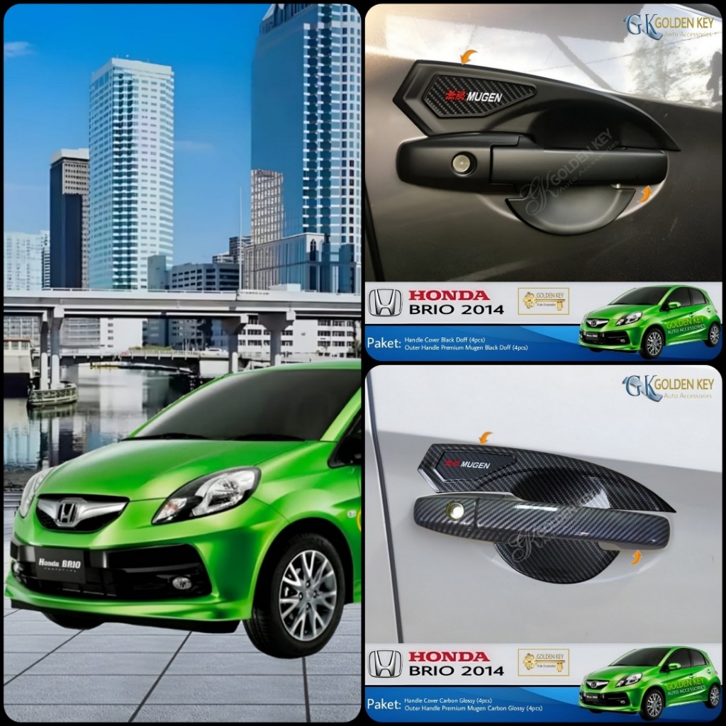 PAKET Brio 2014 Up to 2017 Cover Handle + Outer Handle Premium Mugen