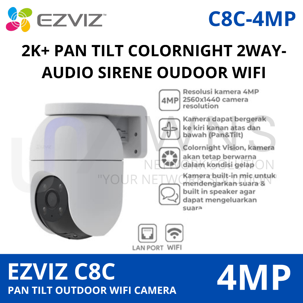 Ezviz C8C 4MP 2K+ Outdoor CCTV IP Cam