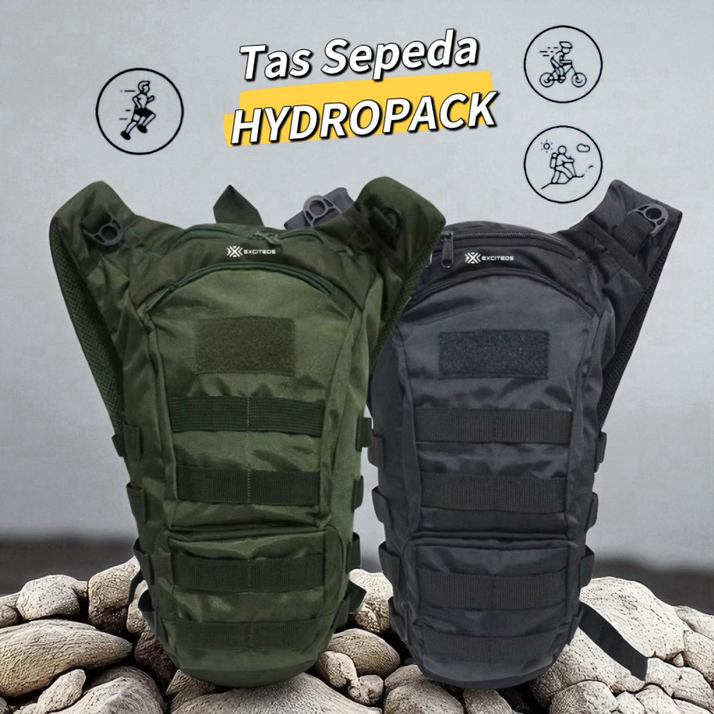 Tas Ransel Sepeda Hydropack Army Loreng Tactical