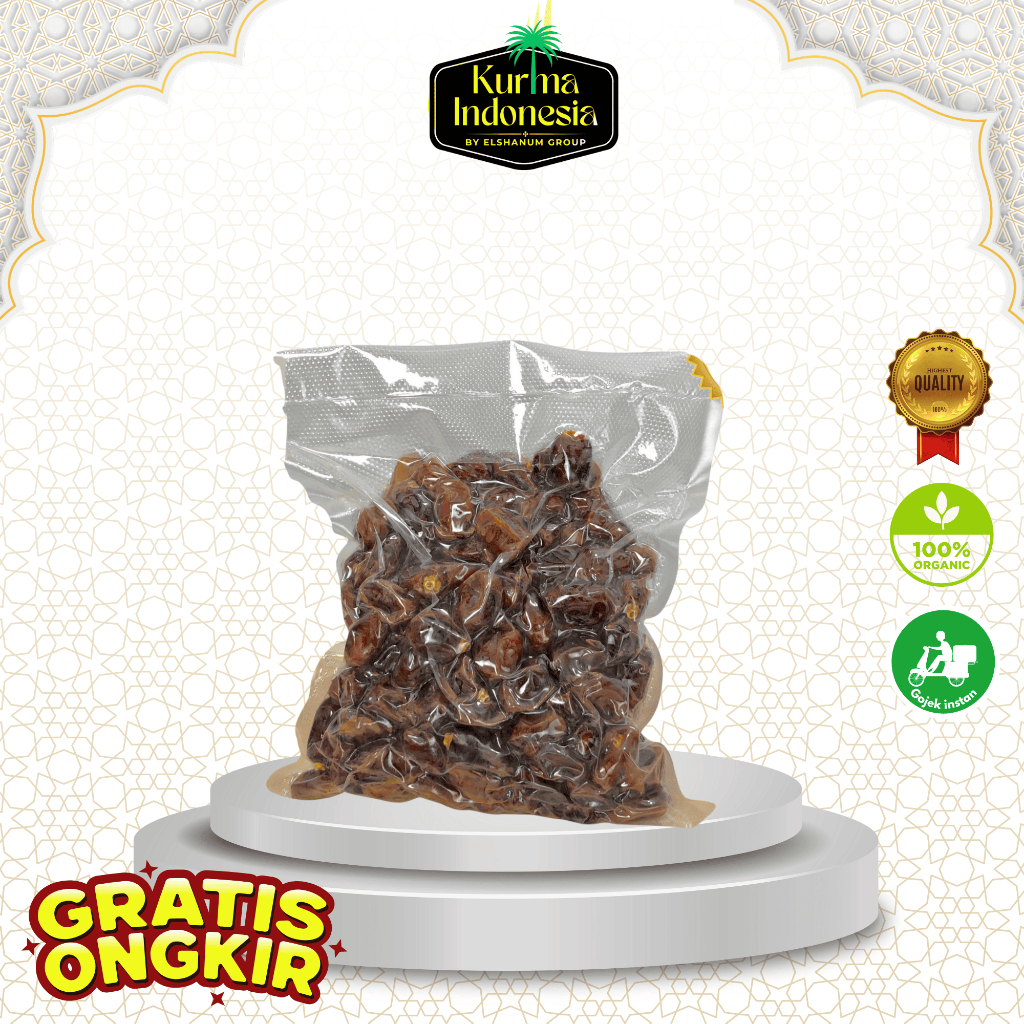 

Kurma Date Crown 250g khalas thermo / Date Crown Khenaizi Murah