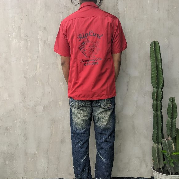 KEMEJA PRINT RED RIP CURL