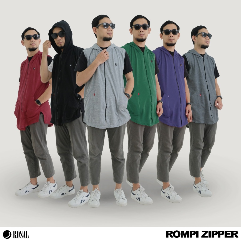 Rompi Sholat Pria Dewasa Zipper ROSAL