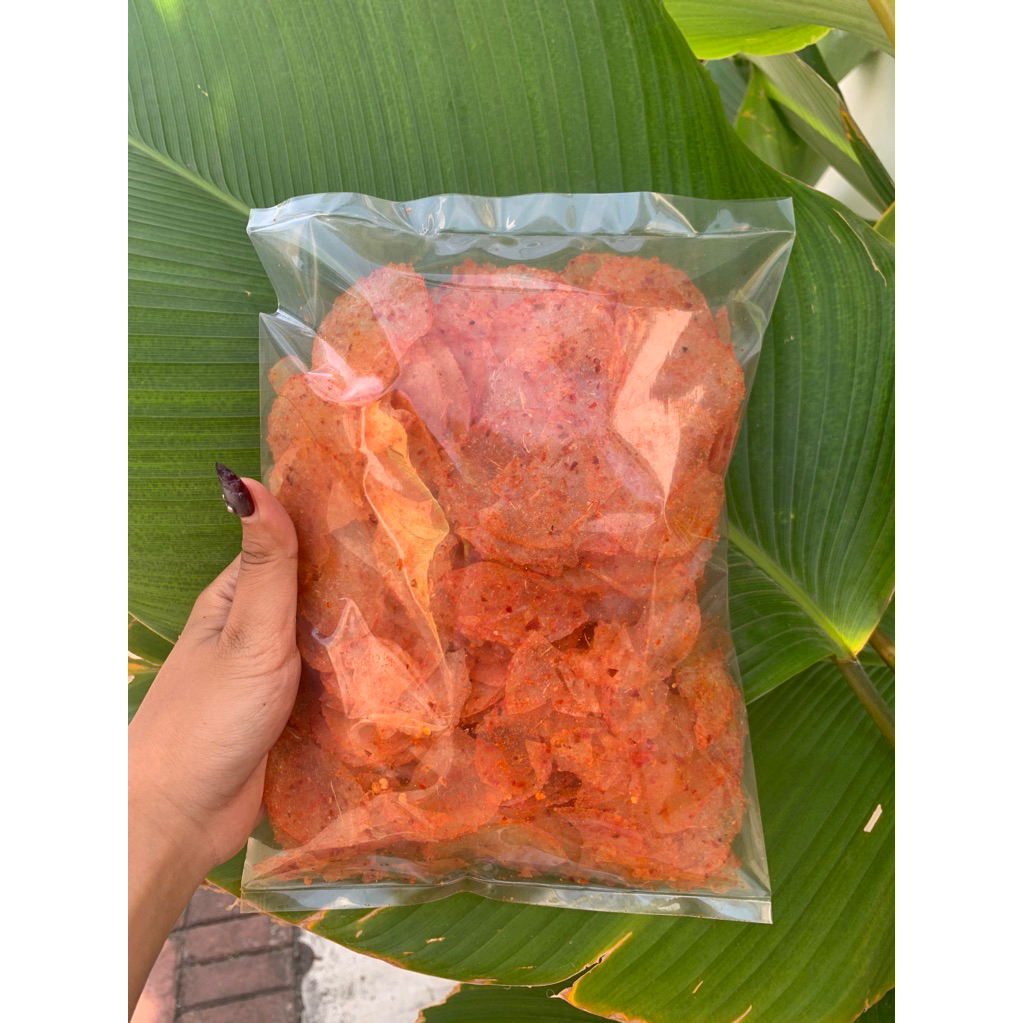 

Snack Termurah Kripik Kaca Pedas 200gr