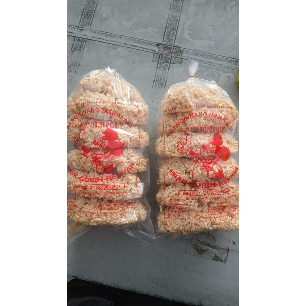 

Rengginang Merk Manalagi asli Legend Lumajang