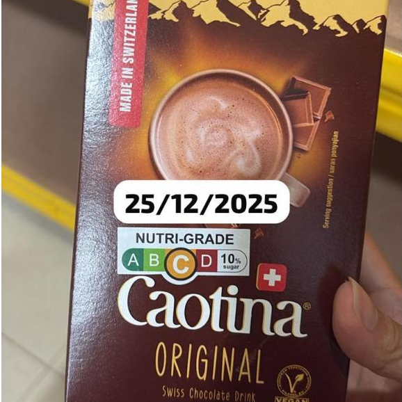 

Caotina Swiss CLASSIC Chocolate Powder Stick Sachet 10 S