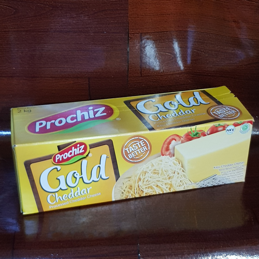

Keju Prochiz Gold Cheddar - Keju Olahan 2kg
