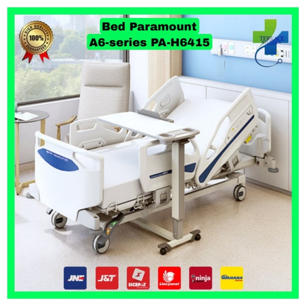 Bed paramount A6-series PA-H6415 Bed Pasien 4CRANK  Ranjang Pasien Paramount 4CRANK  Tempat Tidur Pa