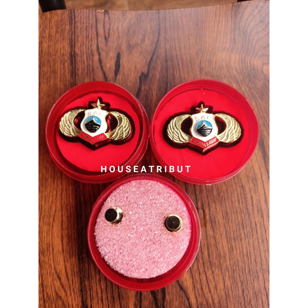 WING SAR RIMBA LAUT PDH LOGAM | wing brevet SAR rimba laut premium