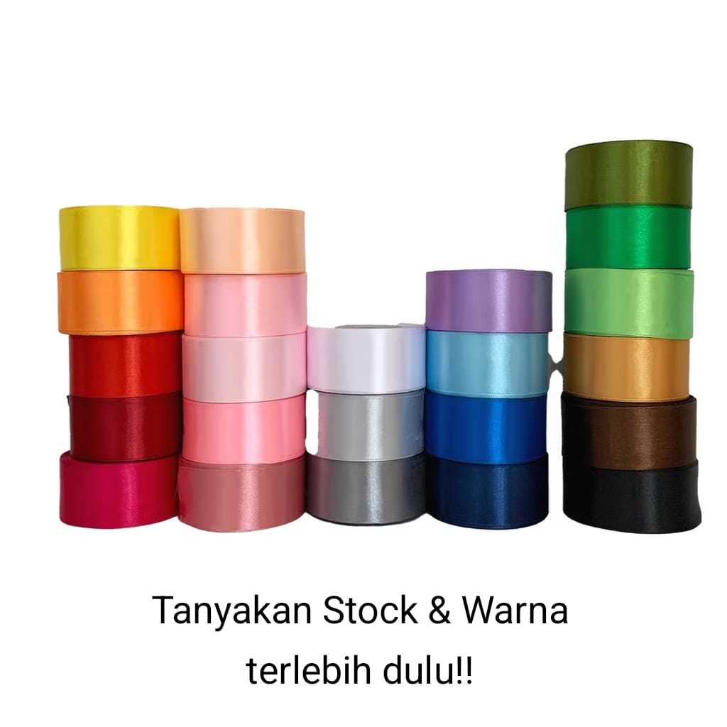 

PITA SATIN 1 1/2 INCH (4 CM) /BAHAN KERAJINAN TANGAN/DIY