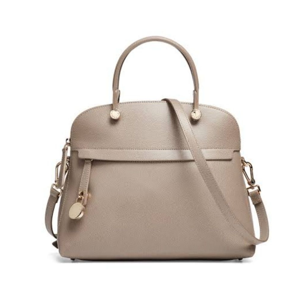 Furla Dome Satchel Sabbia Piper Dome Bag