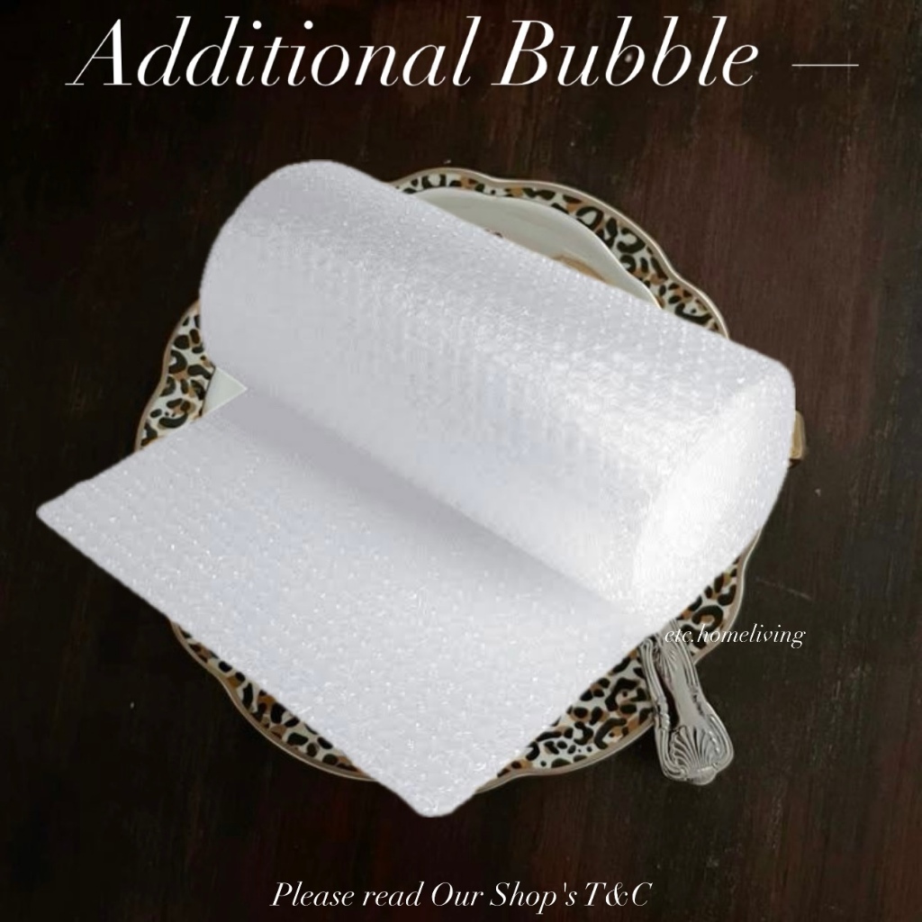 

EXTRA BUBBLE WRAP – TAMBAHAN PACKING AMAN | Etc.homeliving