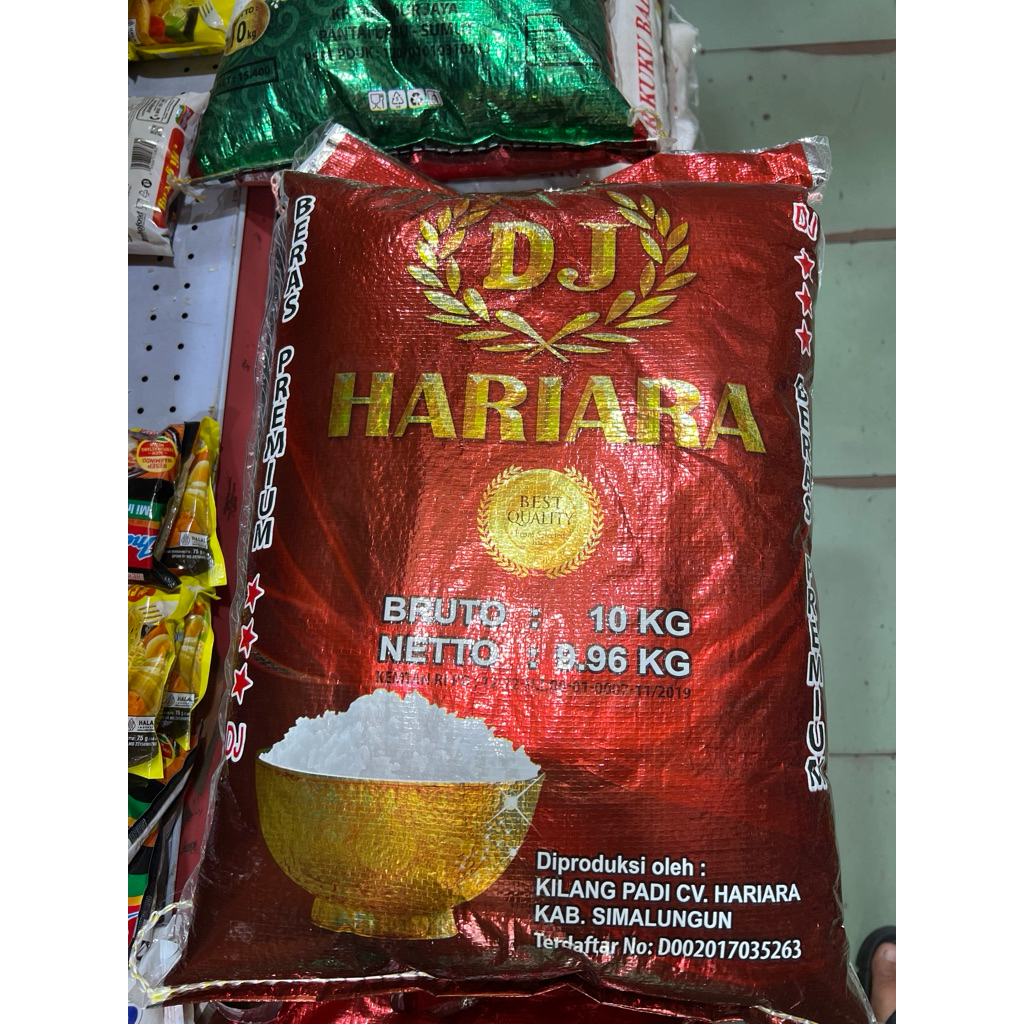 

beras hariara merk Dj 10kg