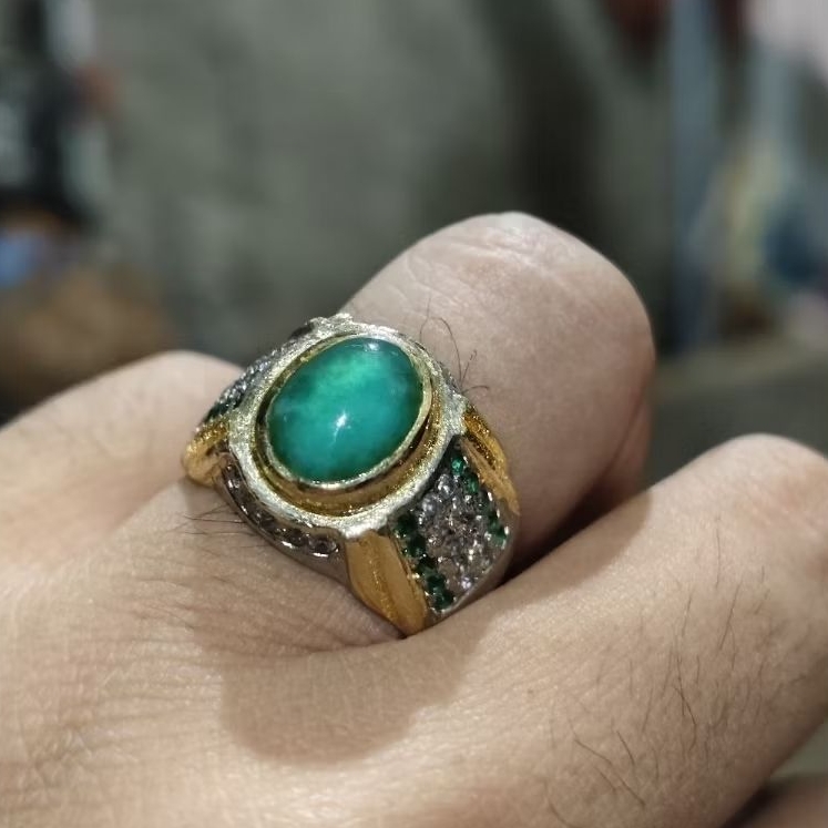 Natural Bacan Gulau Serat Kura Kantoran Kristal Giwang