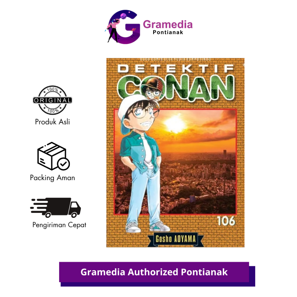 GRAMEDIA PONTIANAK - DETEKTIF CONAN 106 - KOMIK DETEKTIF CONAN NEW VOLUME