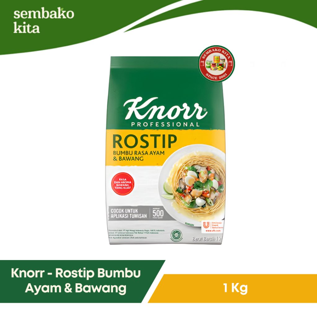

Knorr – Bumbu Pelezat Rasa Ayam Rostip 1 kg